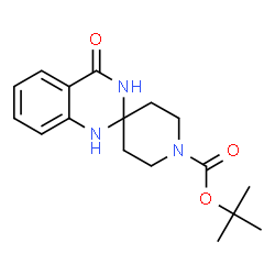 ChemSpider 2D Image | tert-Butyl 4'-oxo-3',4'-dihydro-1'H-spiro[piperidine-4,2'-quinazoline]-1-carboxylate | C17H23N3O3