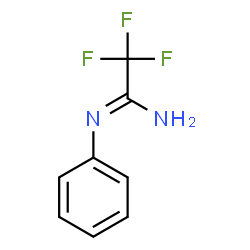 ChemSpider 2D Image | 2,2,2-Trifluoro-N-phenylethanimidamide | C8H7F3N2