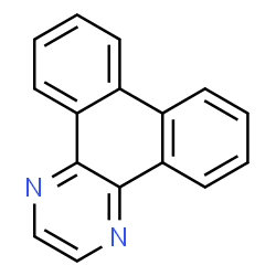 ChemSpider 2D Image | dibenzo(f,h)quinoxaline | C16H10N2