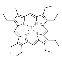 ChemSpider 2D Image | [2,3,7,8,12,13,17,18-Octaethylporphyrinato(2-)-kappa~4~N~21~,N~22~,N~23~,N~24~]platinum | C36H44N4Pt