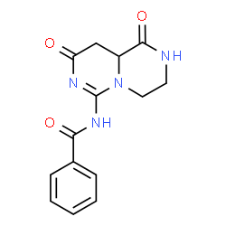 ChemSpider 2D Image | N-(1,8-Dioxo-1,3,4,8,9,9a-hexahydro-2H-pyrazino[1,2-c]pyrimidin-6-yl)benzamide | C14H14N4O3