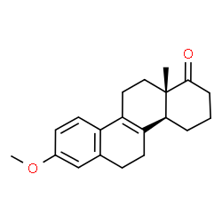 ChemSpider 2D Image | 3-Methoxy-D-homoestra-1,3,5(10),8-tetraen-17a-one | C20H24O2