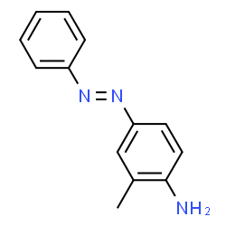 ChemSpider 2D Image | 2-Methyl-4-[(E)-phenyldiazenyl]aniline | C13H13N3