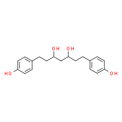 ChemSpider 2D Image | 1,7-Bis(4-hydroxyphenyl)-3,5-heptanediol | C19H24O4