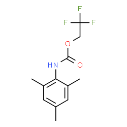 ChemSpider 2D Image | 2,2,2-Trifluoroethyl mesitylcarbamate | C12H14F3NO2