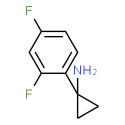 ChemSpider 2D Image | 1-(2,4-Difluorphenyl)cyclopropanamin | C9H9F2N