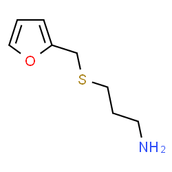 ChemSpider 2D Image | 3-[(2-Furanylmethyl)thio]-1-propanamine | C8H13NOS