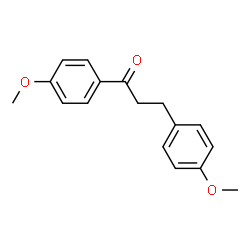 ChemSpider 2D Image | 1,3-Bis(4-methoxyphenyl)-1-propanone | C17H18O3