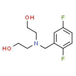 ChemSpider 2D Image | 2,2'-[(2,5-Difluorobenzyl)imino]diethanol | C11H15F2NO2