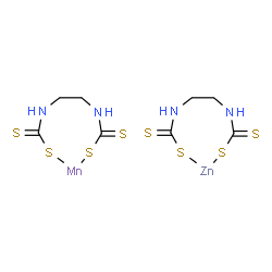 ChemSpider 2D Image | mancozeb | C8H12MnN4S8Zn