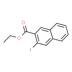 ChemSpider 2D Image | Ethyl 3-iodo-2-naphthoate | C13H11IO2
