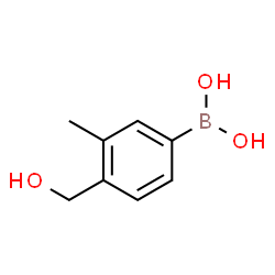 ChemSpider 2D Image | 4-Hydroxymethyl-3-methylphenylboronic acid | C8H11BO3