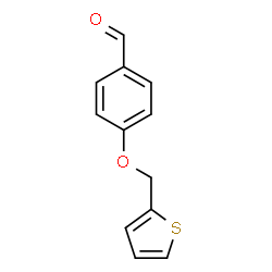 ChemSpider 2D Image | 4-(2-Thienylmethoxy)benzaldehyde | C12H10O2S