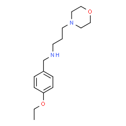 ChemSpider 2D Image | N-(4-Ethoxybenzyl)-3-(4-morpholinyl)-1-propanamine | C16H26N2O2