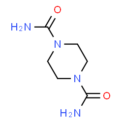 ChemSpider 2D Image | 1,4-Piperazinedicarboxamide | C6H12N4O2