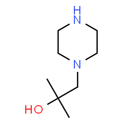 ChemSpider 2D Image | 2-Methyl-1-(1-piperazinyl)-2-propanol | C8H18N2O