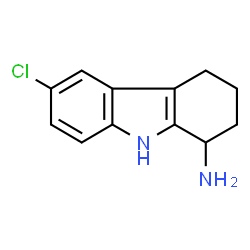 ChemSpider 2D Image | 6-Chloro-2,3,4,9-tetrahydro-1H-carbazol-1-amine | C12H13ClN2