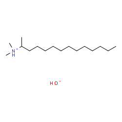ChemSpider 2D Image | N,N-Dimethyl-2-tetradecanaminium hydroxide | C16H37NO