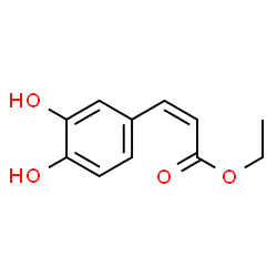 ChemSpider 2D Image | Ethyl (2Z)-3-(3,4-dihydroxyphenyl)acrylate | C11H12O4
