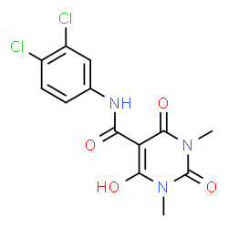 ChemSpider 2D Image | fenoxacrim | C13H11Cl2N3O4
