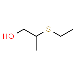 ChemSpider 2D Image | 2-(Ethylthio)-1-propanol | C5H12OS