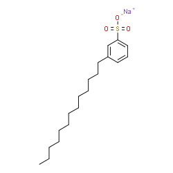 ChemSpider 2D Image | Sodium 3-tridecylbenzenesulfonate | C19H31NaO3S
