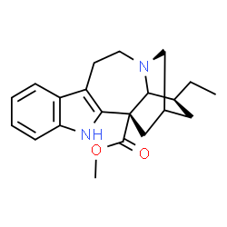 ChemSpider 2D Image | Methyl (5xi)-ibogamine-18-carboxylate | C21H26N2O2