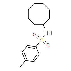 ChemSpider 2D Image | N-Cyclooctyl-4-methylbenzenesulfonamide | C15H23NO2S