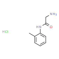 ChemSpider 2D Image | 2-Amino-N-(2-methylphenyl)acetamide hydrochloride | C9H13ClN2O