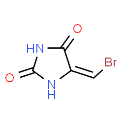 ChemSpider 2D Image | (5E)-5-(Bromomethylene)-2,4-imidazolidinedione | C4H3BrN2O2