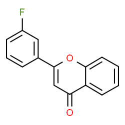 ChemSpider 2D Image | 2-(3-Fluorophenyl)-4H-chromen-4-one | C15H9FO2