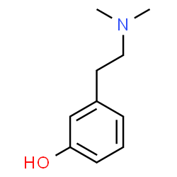 ChemSpider 2D Image | 3-[2-(Dimethylamino)ethyl]phenol | C10H15NO