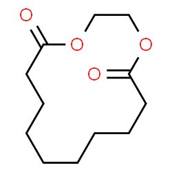 ChemSpider 2D Image | Ethylene sebacate | C12H20O4