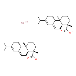 ChemSpider 2D Image | Cobalt(2+) (5beta)-abieta-7,13-dien-19-oate (5beta,10alpha)-abieta-7,13-dien-19-oate (1:1:1) | C40H58CoO4