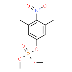 ChemSpider 2D Image | 3,5-Dimethyl-4-nitrophenyl dimethyl phosphate | C10H14NO6P