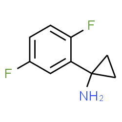 ChemSpider 2D Image | 1-(2,5-Difluorophenyl)cyclopropanamine | C9H9F2N