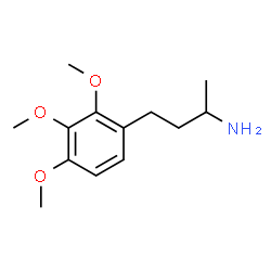 ChemSpider 2D Image | 4-(2,3,4-Trimethoxyphenyl)-2-butanamine | C13H21NO3
