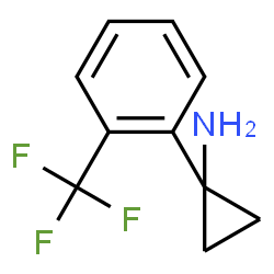 ChemSpider 2D Image | 1-[2-(Trifluoromethyl)phenyl]cyclopropanamine | C10H10F3N