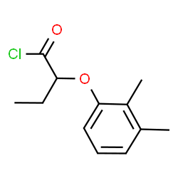 ChemSpider 2D Image | 2-(2,3-Dimethylphenoxy)butanoyl chloride | C12H15ClO2