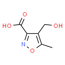 ChemSpider 2D Image | 4-(hydroxymethyl)-5-methylisoxazole-3-carboxylic acid | C6H7NO4
