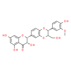 ChemSpider 2D Image | Silymarin | C25H22O10