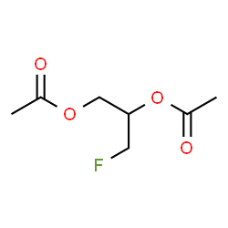 ChemSpider 2D Image | 3-Fluoro-1,2-propanediyl diacetate | C7H11FO4
