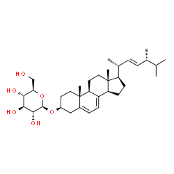 ChemSpider 2D Image | ergosteryl 3-beta-D-glucoside | C34H54O6