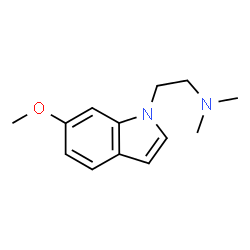 ChemSpider 2D Image | 2-(6-Methoxy-1H-indol-1-yl)-N,N-dimethylethanamine | C13H18N2O
