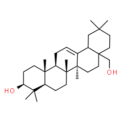 ChemSpider 2D Image | (3beta,17xi,18xi)-Olean-12-ene-3,28-diol | C30H50O2