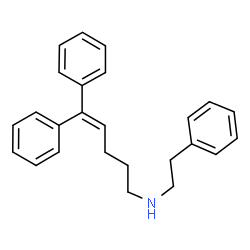 ChemSpider 2D Image | 5,5-Diphenyl-N-(2-phenylethyl)-4-penten-1-amine | C25H27N