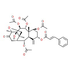 ChemSpider 2D Image | Taxagifine | C37H44O13
