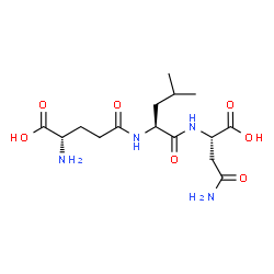 ChemSpider 2D Image | L-gamma-Glutamyl-L-leucyl-L-asparagine | C15H26N4O7