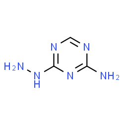 ChemSpider 2D Image | 4-Hydrazino-1,3,5-triazin-2-amine | C3H6N6