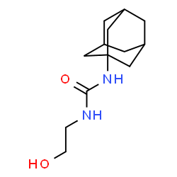 ChemSpider 2D Image | 1-Adamantan-1-yl-3-(2-hydroxyethyl)urea | C13H22N2O2